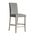 thumbnail image 3 of Home Design Macon Counter Height Dining Chair (Set of 4), Upholstered cushioned seat and back, Sturdy frame, Easy assembly, Gray/Antique Gray, 3 of 5