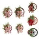 thumbnail image 5 of Corona de rueda de carro de Navidad para colgar en la puerta de invierno, decoración del hogar, regalo de diferentes tamaños, regalo de Año Nuevo, Navidad, 5 of 5