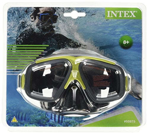 Intex Surf Rider Mask Reef Snorkel Swim Face Mask Goggle (Red) by Intex Recreation Corportation