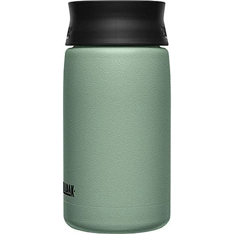 CamelBak Hot Cap Travel Mug, Insulated Stainless Steel, Perfect for taking  coffee or tea on the go - Leak-Proof when closed - 12 oz, Moss 