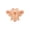 Yellow C, variant on Naittoop Copper Bird Bath Disk,Triple-Point Support Design,Reinforced for Cleaner Disc Plate,Purification Bird Bowls Birdbaths Solar Maintenance All-Season 3.9 in