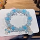 thumbnail image 5 of Sanrio Melody Hello Kitty pulsera de dibujos animados para niñas coreanas, cuentas de cristal pequeñas y frescas para niños, joyería para estudiantes, perro canela, 5 of 5