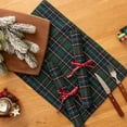 thumbnail image 2 of Christmas Plaid Placemats Set of 4, Green Blue Buffalo Checkered Tartan Winter Thanksgiving Xmas Table Mats for Dining Room Kitchen Table Decor, 2 of 7