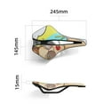 thumbnail image 2 of Mountain Bicycle Seat Road Racing Bike Saddle Cycle MTB Sports Pad PU Cushion Comfort, 2 of 24