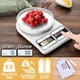 thumbnail image 4 of 2 Pack Bacula De Cocina Alta Precision Gramera 10kg Blanco, 4 of 5