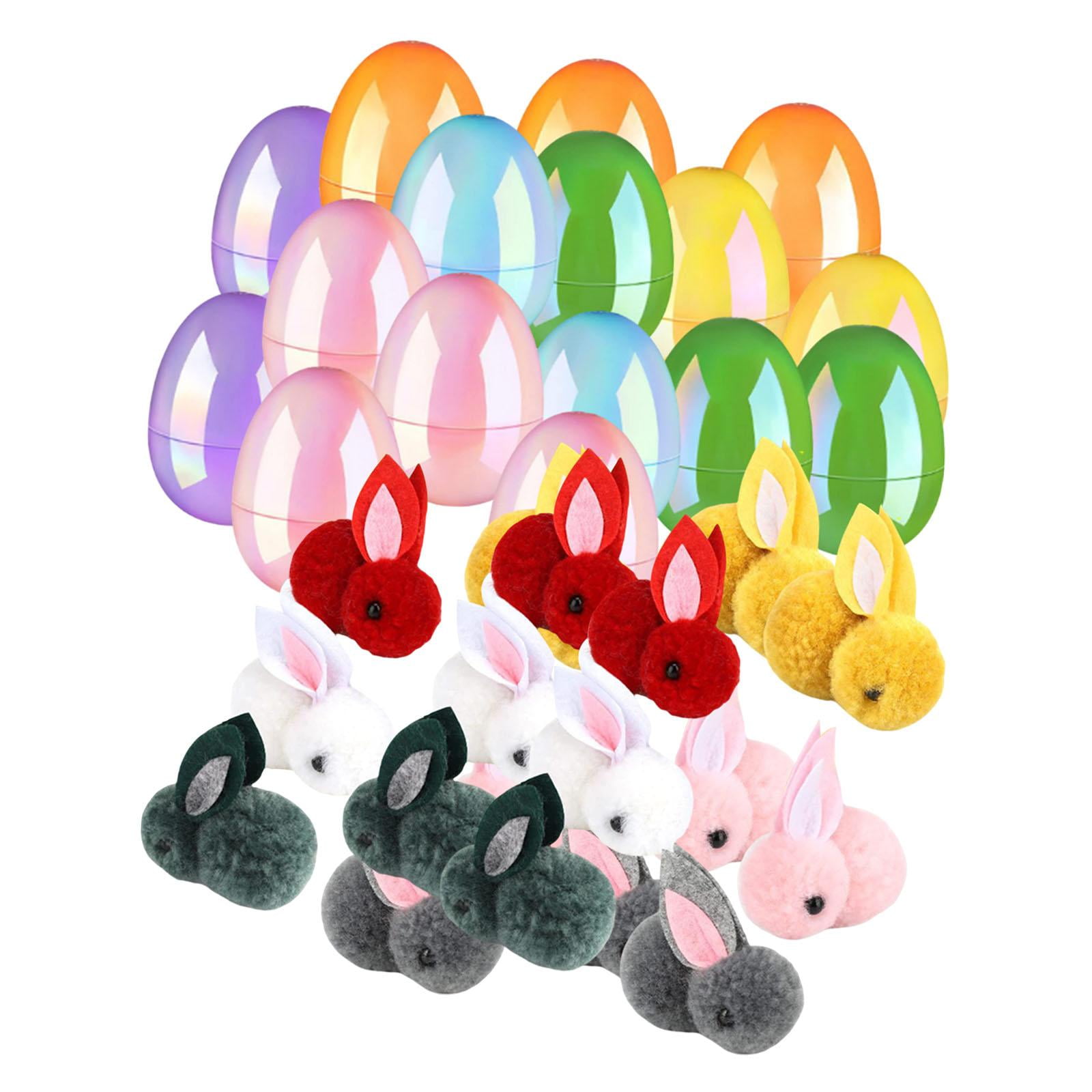 balikha Colorful Easter Eggs Easter Basket Fillers Inside Toys Party Favors, Easter Eggs, Easter Basket Stuffers for Adults Kids , 16 Eggs