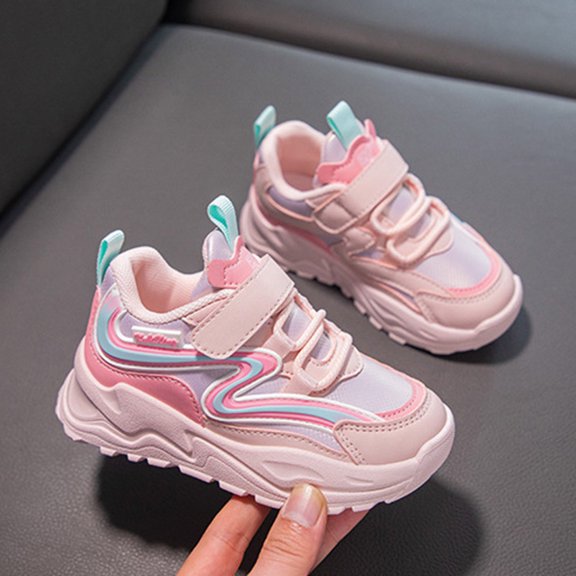 Sneakers for Girls Girls Shoes Boys Breathable Toddler Tennis Shoes Memory Foam Insole Non- Kids Running Shoes Wide Toe Box Back To School Casual Shoes Running Walking Shoes for Sports