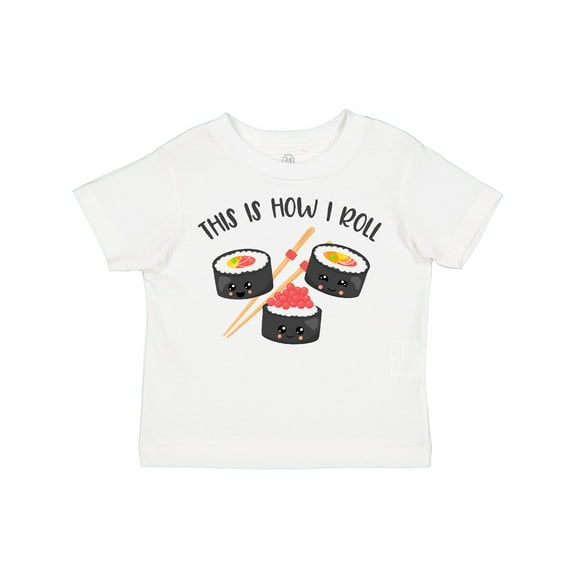 Inktastic Kawaii How I Roll Sushi Boys or Girls Toddler T-Shirt