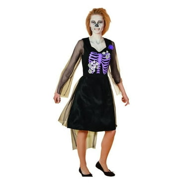 Northlight Skeleton Bride Adult Women's Dress Halloween Costume - Large