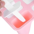 thumbnail image 4 of Molde para Barra de Helado Moldes para Helado de Silicona Rosa para el Hogar Herramienta para Hacer Moldes para Hacer Hielo Moldes para Hacer Paletas Herramientas para Hacer ANGGREK Otros, 4 of 8