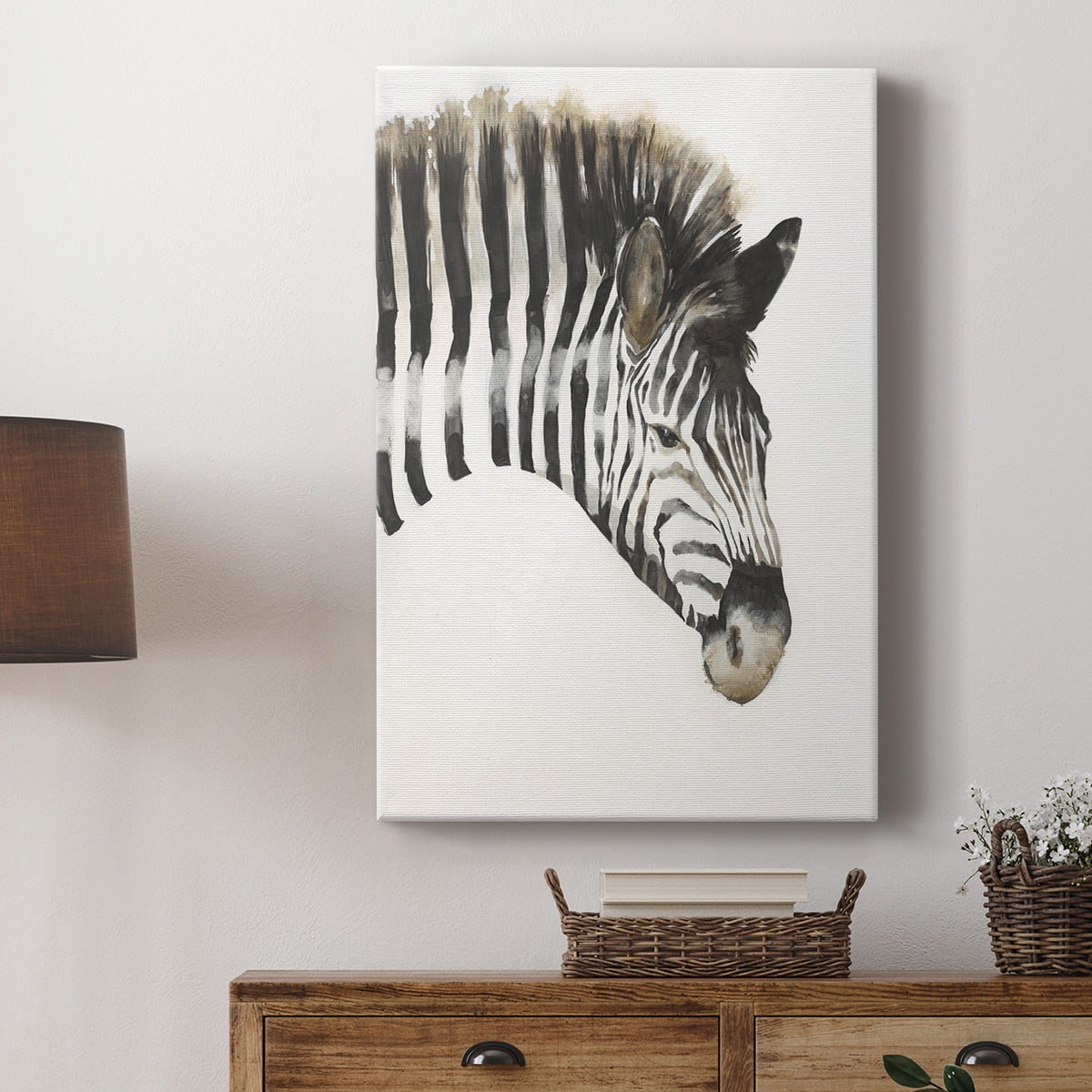 Zebra Stripes Premium Gallery Wrapped Canvas - Ready to Hang