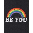 thumbnail image 4 of Rainbow Shirt Women Pride Shirt Rainbow Graphic Tees Shirts Letter Print Casual Short Sleeve Tops, 4 of 5