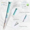 thumbnail image 5 of 4 Pcs Erasable Gel Pen Set with 20 Refills, Kawaii Cute Bear Design, Smooth Writing, for Home Office Supplies Stationery Gift 0.5mm Blue/Black Ink, 5 of 5