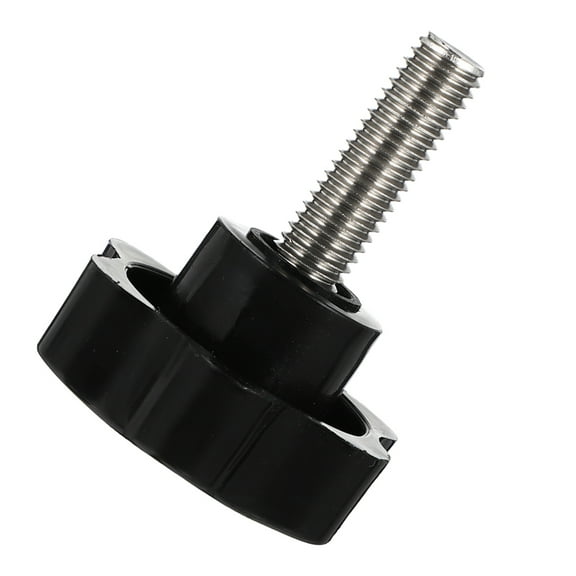 Raindrops  Replacement Machine Handle Thread Forming Screws Plastic Threaded Knob Kit Black