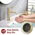 thumbnail image 6 of SUMERAIN Brushed Gold Bathroom Sink Faucet Stainless Steel Single-Handle Single-Hole Lavatory Faucet, 6 of 11