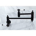 thumbnail image 2 of Kingston Brass KS3105PL Restoration Wall Mount Pot Filler Kitchen Faucet, Oil Rubbed Bronze, 2 of 5