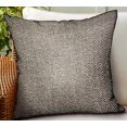 thumbnail image 2 of Plutus Jagged Ash Grey Chevron Cojínde lujo para exteriores / interiores, doble cara, 22 "x 22" Plutus PBRAO112-2222-DP, 2 of 2