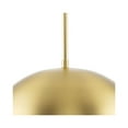 thumbnail image 6 of Perimeter Collection One-Light Brushed Gold Mid-Century Modern Pendant with metal Shade, 6 of 11