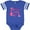 Football Blue and White, variant on Inktastic My Nanny Loves Me Girls Baby Bodysuit