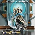 thumbnail image 3 of Remocguys Mechanical Owl Building Set with Light Compatible with Lego Animal Bird Model Decor for Adults Boys 1296 Pcs, 3 of 8