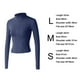 thumbnail image 3 of Chaqueta de entrenamiento para mujer, chaqueta para correr, Tops cortos de ajustados de secado rápido, chaqueta deportiva versátil con cremallera Profundo, 3 of 8