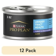(12 pack) Purina Pro Plan Urinary Tract Health, Turkey Giblets, Wet Cat Food, 3 oz Can