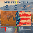 thumbnail image 7 of 1 Pcs 2D Flat License Plate Covers & Frames, Wolf Against American Flag For Decorative Front, Waterproof For Decoration Aluminum License Plate Covers & Frames Cover For Men Women, 12" X 6", 7 of 7