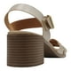 thumbnail image 3 of Sandalia con tacón Sprint en Piel vegana – Blanco, 3 of 3