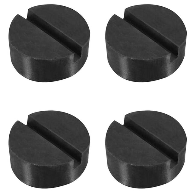 4X Rubber Disc Pad Car Vehicle Jacks Jack Pad Frame Protector Rail Floor Jack Guard Adapter Tool Jacking Lifting Disk
