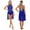 Blue, variant on iiniim Women's Glittery Rhinestone Lyrical Dance Costume Ballet Leotard Modern Contemporary Dancewear A Navy Blue S
