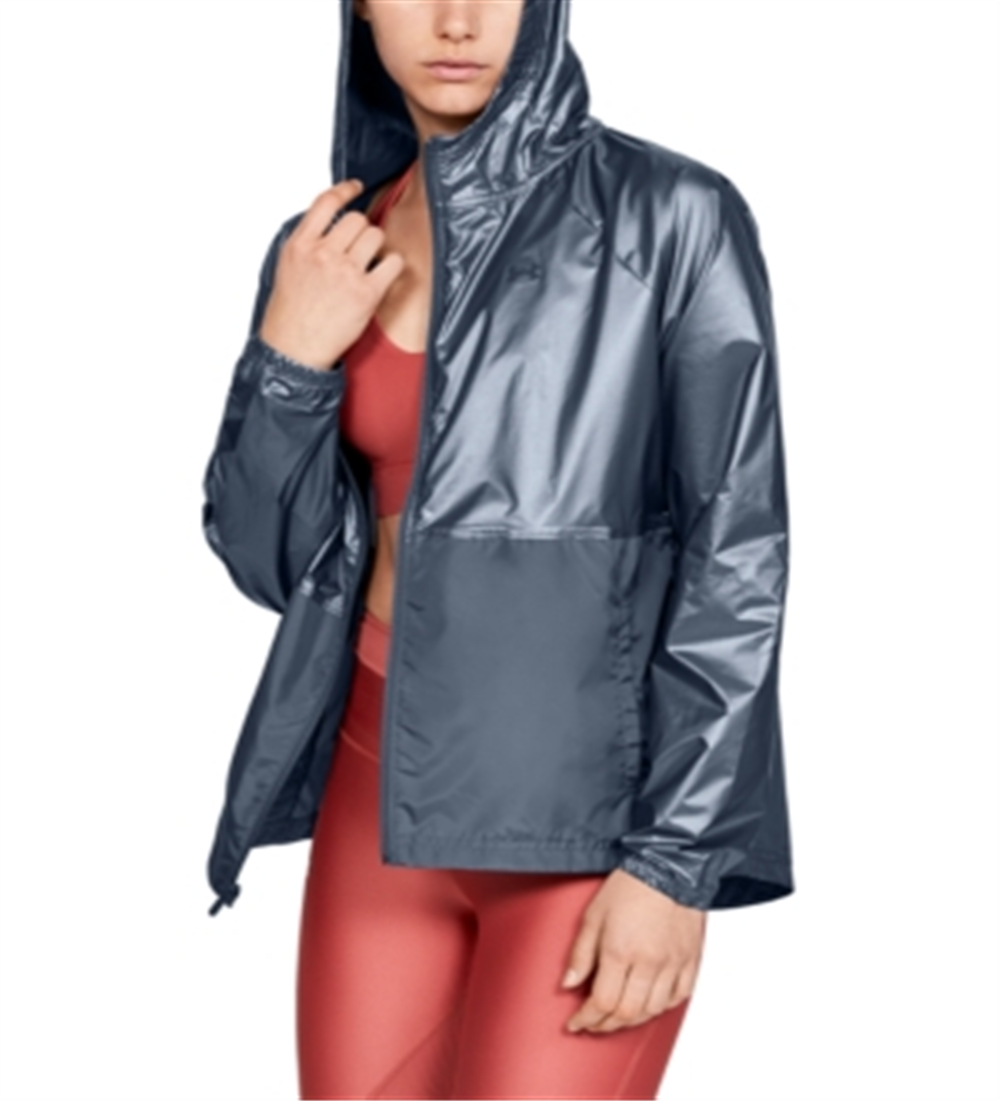 Under Armour Womens Ua Storm Metallic Hooded Jacket - image 4 of 6