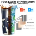 thumbnail image 3 of Summer Ocean Starfish 10oz Tumblers Stainless Steel Tumbler with Lid and Straw,Vacuum Insulated Double Wall Travel Tumbler Cups with Cleaning Brush for Coffee, Tea, 3 of 4