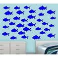 thumbnail image 2 of VWAQ Aquatic Animal Sticker, School Of Fish Wall Decor - Peel and Stick Decal, 32 Pack VWAQ (Blue), 2 of 2