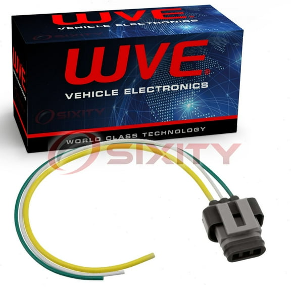 Wells WVE Voltage Regulator Connector compatible with Ford Aerostar Aspire Bronco Bronco II Country Squire Crown Victoria E 2.0L 3.0L 3.8L L4 V6 1984-2006