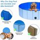 thumbnail image 2 of 80x30cm Foldable Dog Pool, Bathtub Shower Playground for Dog/Cat/Pet Outdoor-Blue-Fei Yu, 2 of 5