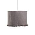 thumbnail image 1 of SARO LS1688.ST1218 12 x 18 in. Slate Stonewashed Fringe Lamp Shade, 1 of 1