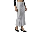 thumbnail image 5 of Stylesindia Women's High Waist Slim Bodycon Shimmer Party Club Night Out Maxi Long Pencil Skirts ( XX-Large, Silver), 5 of 5
