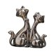 thumbnail image 3 of Estatua decorativa de animal Zulema pareja de gatos poliresina, 3 of 8