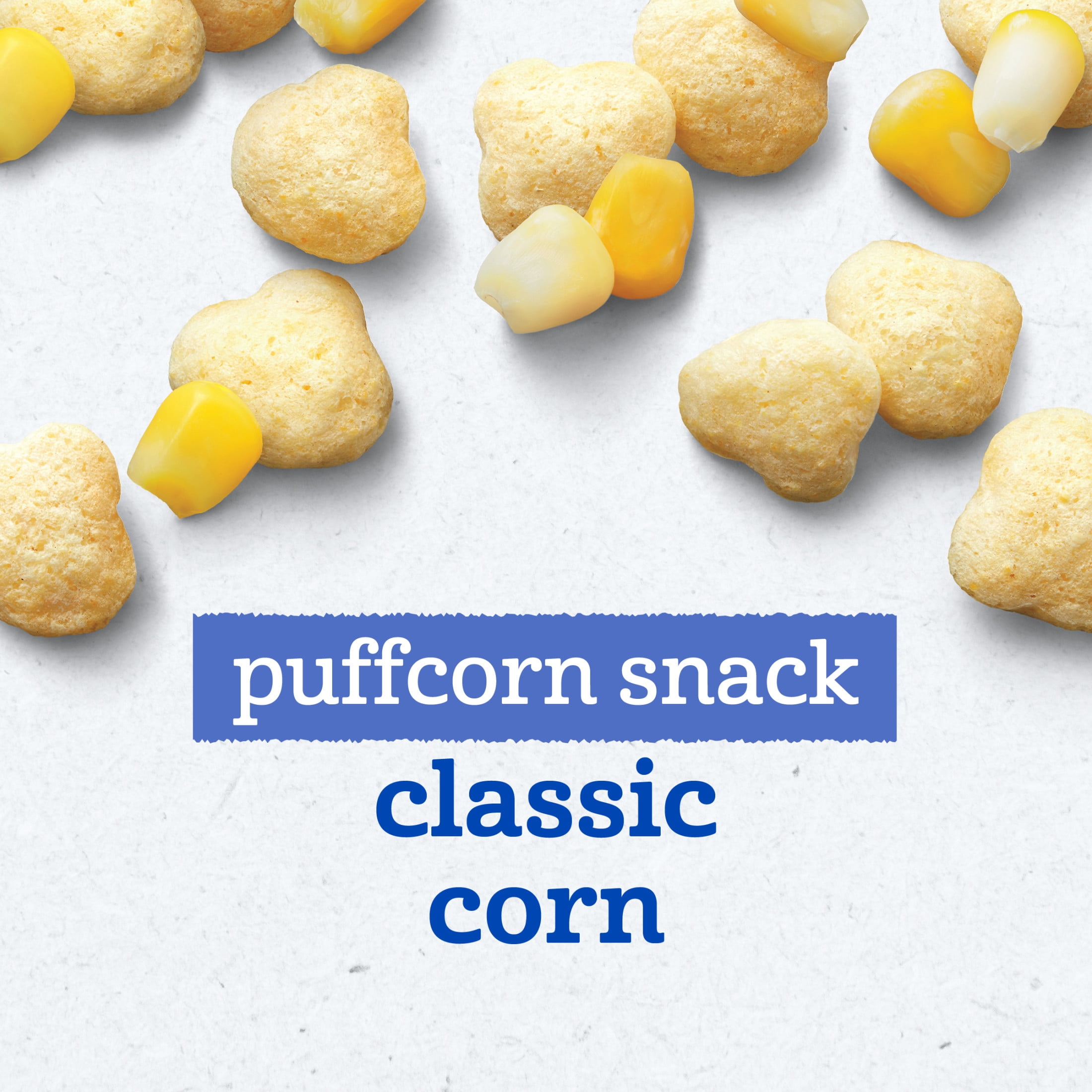 (2 pack) Gerber Toddler Snacks, Classic Corn Puffcorn Snack, Kernel Free, Toddler Food 1.23 oz