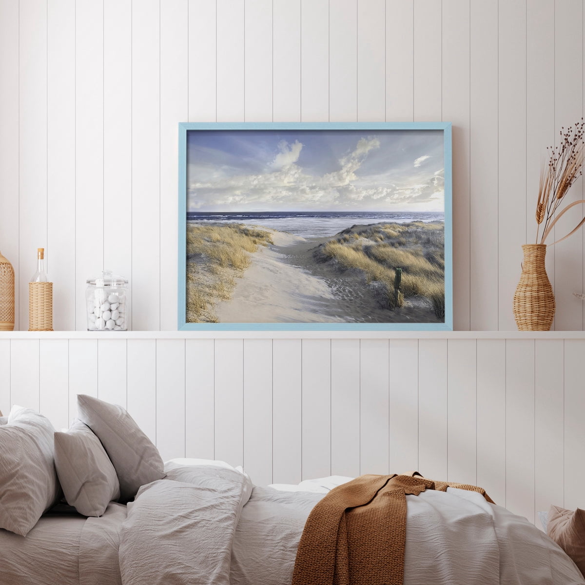 Aisle Marker by Mike Calascibetta - Restickable Framed Giclée Print