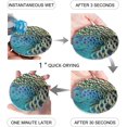 thumbnail image 2 of RYLABLUE Peacock Set of 8 Round Coaster for Drinks, Absorbent Ceramic Stone Coasters Cup Mat with Cork Base for Home Kitchen Room Coffee Table Bar Decor, 2 of 5