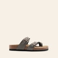 thumbnail image 6 of DREAM PAIRS Women's Cork Style Slides Comfortable Arch Support Sandals with ArchFrame Dual Midsole Suede Insole Slip-on Flat Sandals, 6 of 7