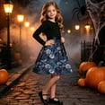 thumbnail image 6 of Piuwrlz Girls Cos Perform Dress for Girl Halloween Party Dresses Blue Size 7 Years, 6 of 9