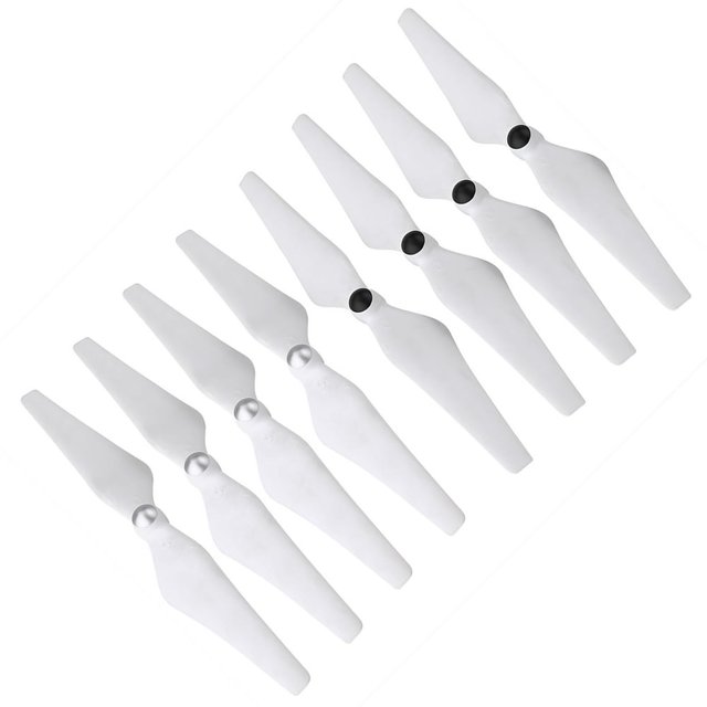 HLONK 8pcs Set Self Locking Propellers Blades CW CCW Propeller Blades Quick Release Quadcopter Accessory Compatible with DJI Phantom 2/3