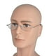 thumbnail image 3 of Reading Glasses Metal Spring Hinges Half Moon Semi Rimless Readers 1.0~ 4.0, 3 of 5