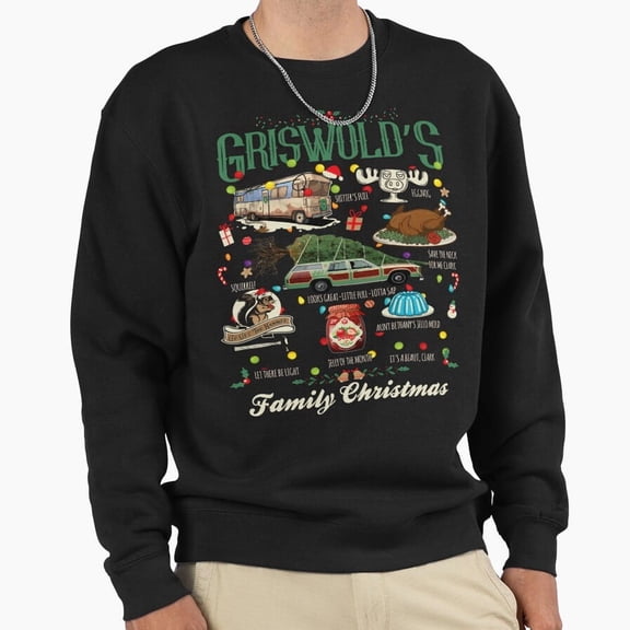 Griswolds Compilation Christmas Vacation 89 Retro Holiday Graphic Unisex Sweatshirt G13884, Up to Size 5XL