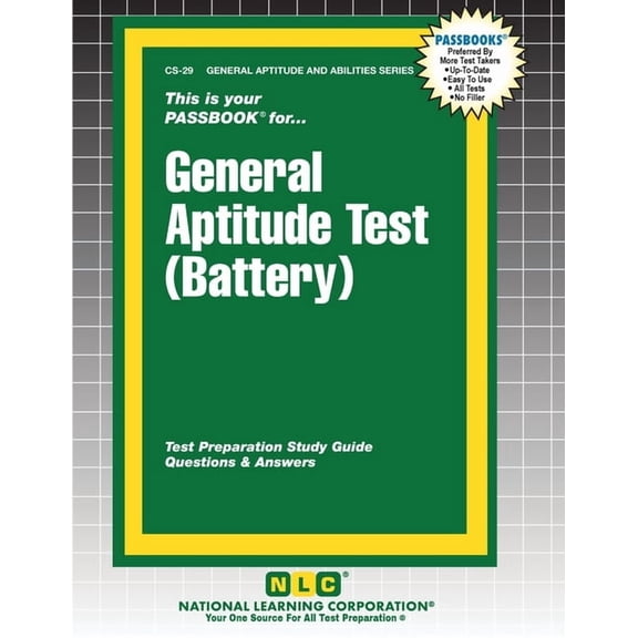 General Aptitude and Abilities General Aptitude Test (Battery), Book 29, (Paperback)