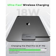 thumbnail image 4 of Cargador inalámbrico magnético KU XIU M30 de 18 W para iPad Pro 12,9", 4 of 8