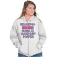 thumbnail image 5 of Grandma Hugs Cute Gigi Nana Gram Zip Hoodie Sweatshirt Women Brisco Brands X, 5 of 6
