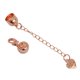 thumbnail image 5 of Extremos de cordón para la fabricación de joyas Sunnimix 10PCS Vintage Latón Bead Jewelry Making Findings Oro Rosa, 5 of 8
